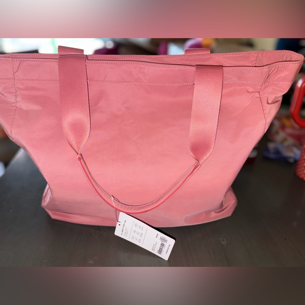 Athleta Coral/Pink All About Tote Bag - Picture 3 of 16